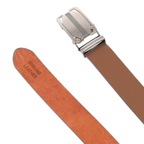 Tan 100% Genuine Leather Belt (46"x1.25") and RFID Protected Wallet (4.5"x3.75") - Picture 6 of 7